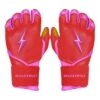 Bruce Bolt PREMIUM PRO BADER Series Long Cuff Batting Gloves: Pink