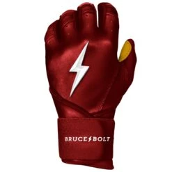 Bruce Bolt PREMIUM PRO Long Cuff Batting Gloves: Maroon 11 Bruce Bolt PREMIUM PRO Long Cuff Batting Gloves: Maroon -Home Run Store premium pro long cuff batting gloves maroon brucebolt 153600