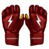 Bruce Bolt PREMIUM PRO Long Cuff Batting Gloves: Maroon -Home Run Store premium pro long cuff batting gloves maroon brucebolt 750127
