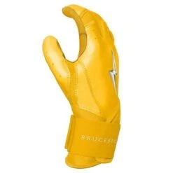 Bruce Bolt PREMIUM PRO Long Cuff Batting Gloves: Yellow -Home Run Store premium pro long cuff batting gloves yellow original series gloves brucebolt 955184 1296x 1541fe26 9667 4c7f a796 ae72fbd4bde8
