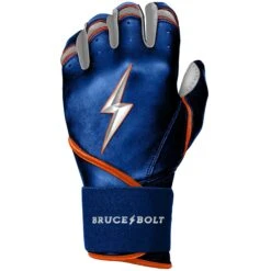 Bruce Bolt PREMIUM PRO NIMMO Long Cuff Batting Gloves: Mets Blue 13 Bruce Bolt PREMIUM PRO NIMMO Long Cuff Batting Gloves: Mets Blue -Home Run Store premium pro nimmo series long cuff batting gloves blue gloves brucebolt 261498