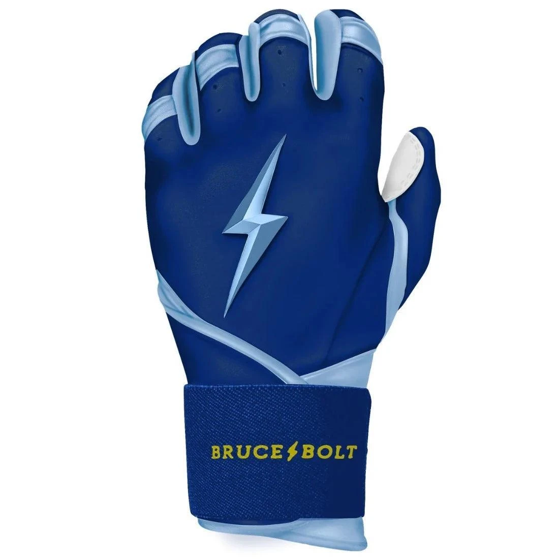 Bruce Bolt PREMIUM PRO Phillips Long Cuff Batting Gloves: Navy 4 Bruce Bolt PREMIUM PRO Phillips Long Cuff Batting Gloves: Navy - Image 2