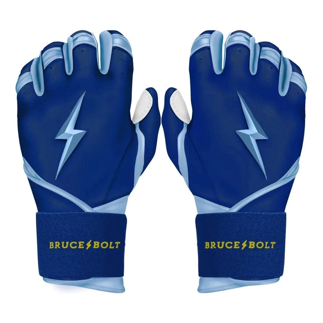 Bruce Bolt PREMIUM PRO Phillips Long Cuff Batting Gloves: Navy 3 Bruce Bolt PREMIUM PRO Phillips Long Cuff Batting Gloves: Navy