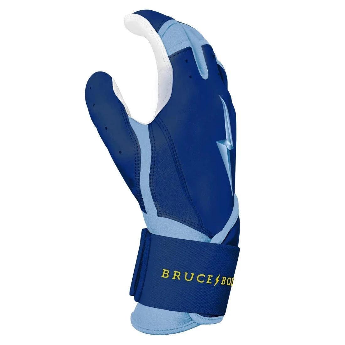 Bruce Bolt PREMIUM PRO Phillips Long Cuff Batting Gloves: Navy 7 Bruce Bolt PREMIUM PRO Phillips Long Cuff Batting Gloves: Navy - Image 5
